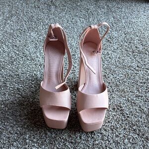 SCHUTZ Women's Blush Pink Platform Heels